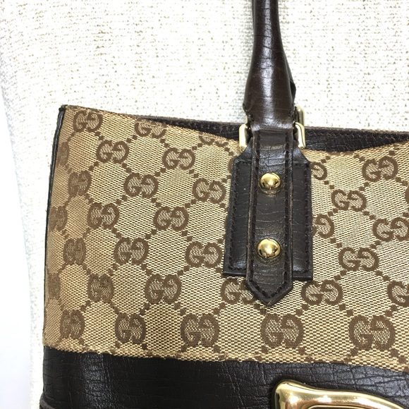Authentic Gucci Horsebit tote bag - Picture 5 of 15